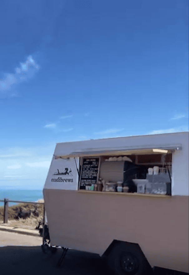 a coffee van (sustainable cafes)